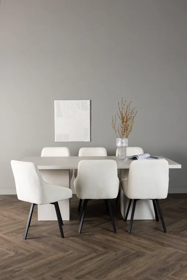 Esszimmergarnitur Olga mit den Stühlen Rosie