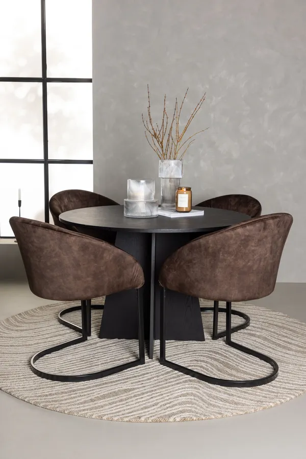 Dining Set Bootcut mit den Stühlen Abend