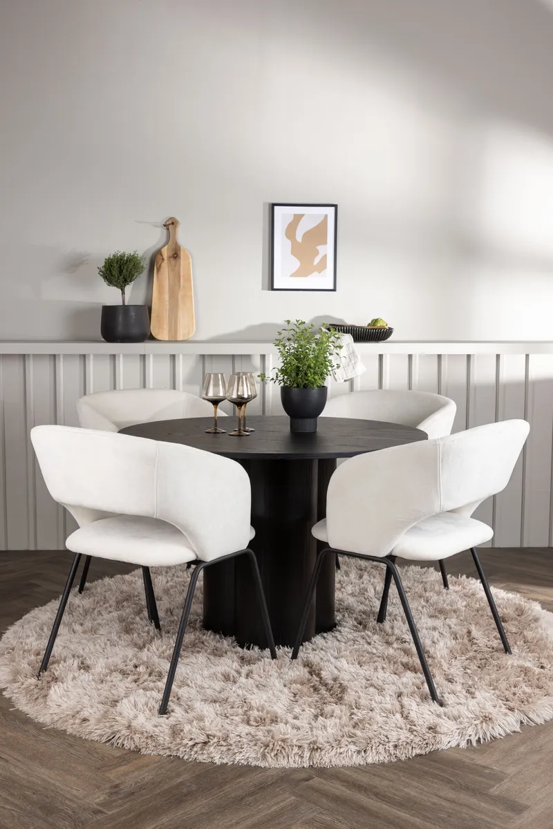 Esstischgarnitur Olivia mit den Stühlen Day