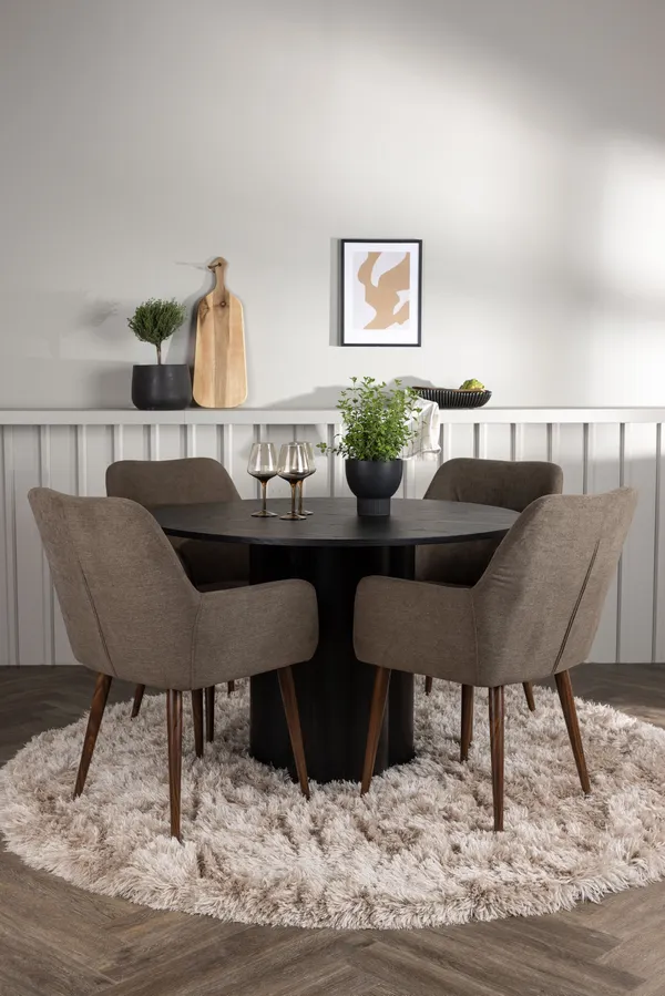 Esstischgarnitur Olivia mit den Stühlen Tomorrow