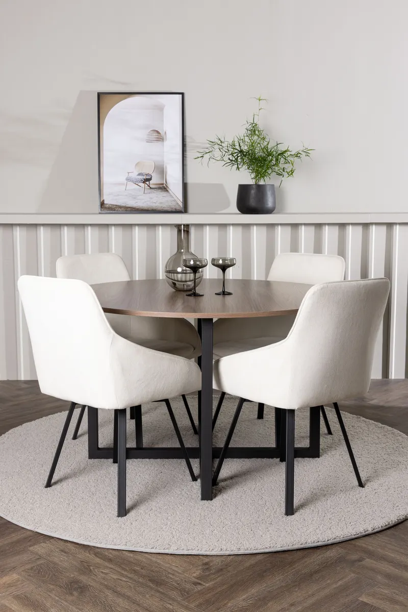 Esszimmergarnitur Durango mit den Stühlen Rosie