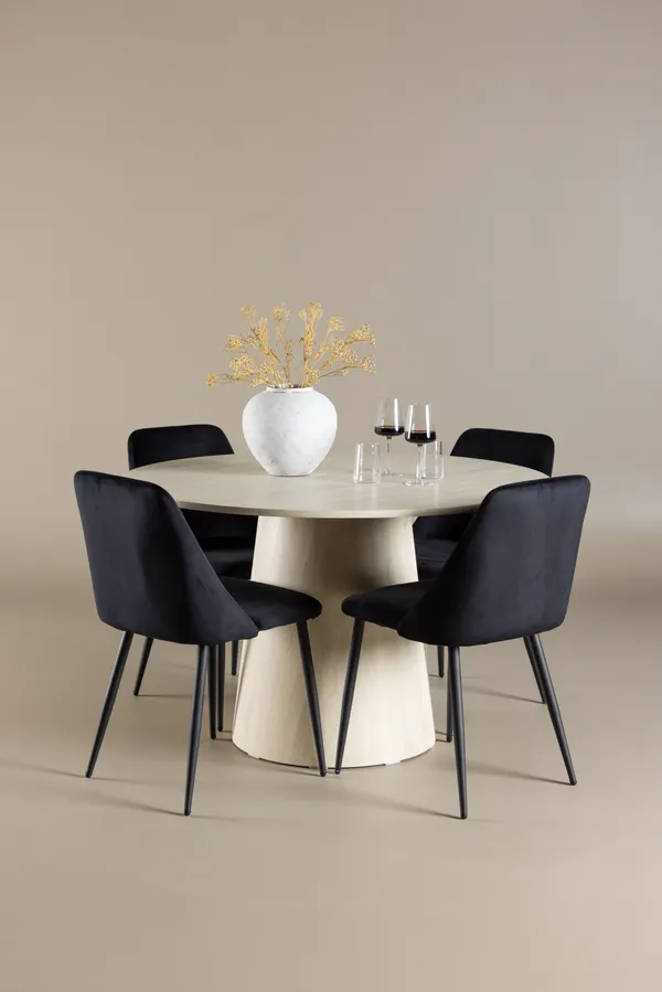 Lanzo Esstisch mit Night Dining Chair