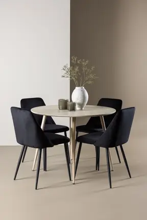 Plaza Esstisch mit Night Dining Chair