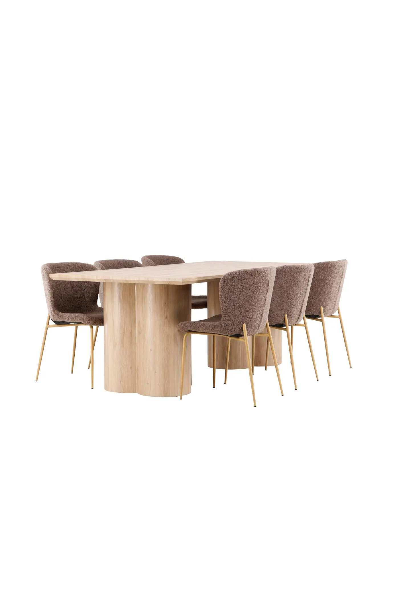 Olivia-Esstisch mit Modesto-Esszimmerstuhl – Ansicht 3