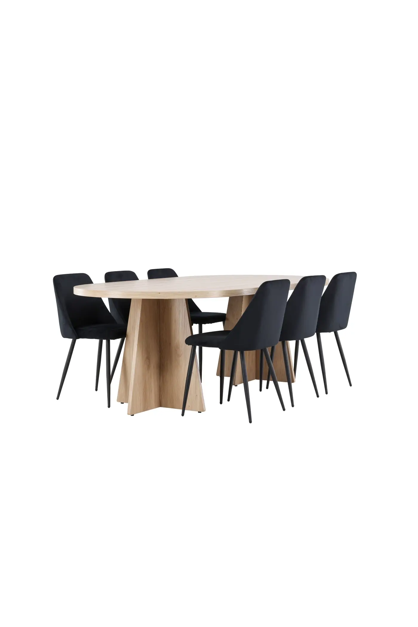 Bootcut-Esstisch mit Night Dining Chair – Ansicht 3