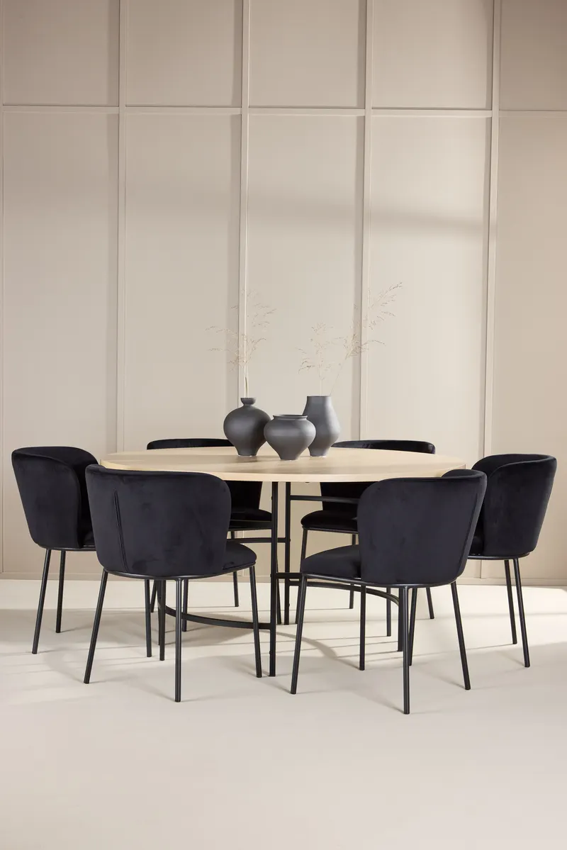 Esstisch Kopenhagen mit Stuhl Edina