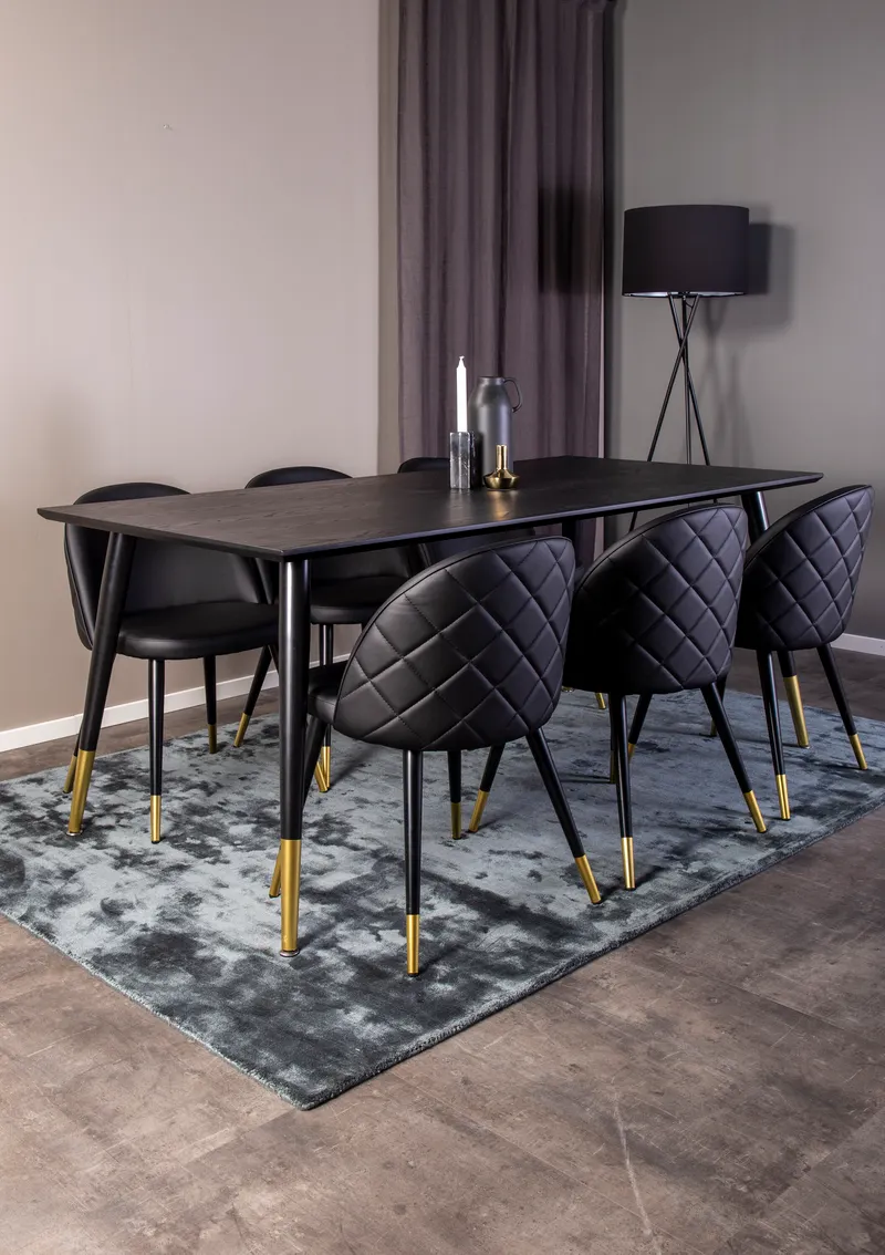 Dipp Rechteckige Esstischgarnitur