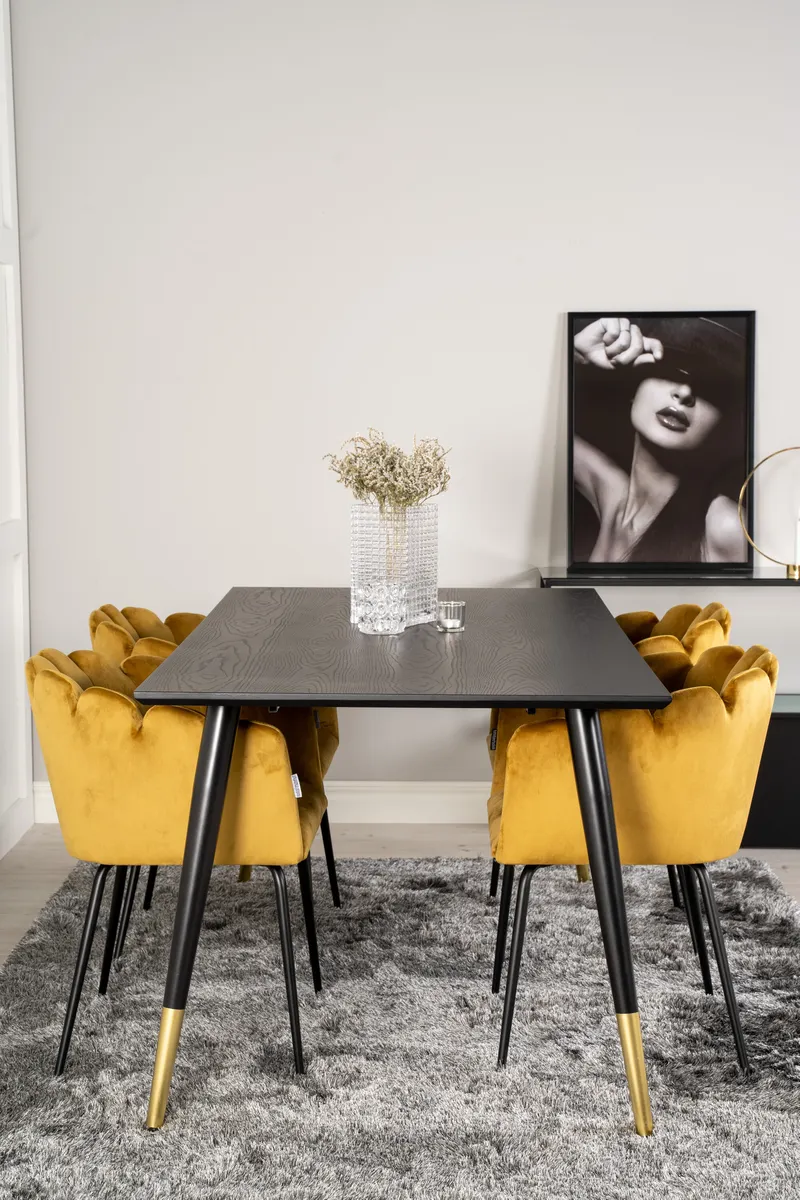 Dipp Rechteckige Esstischgarnitur