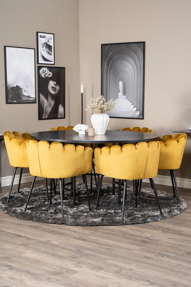 Kopenhagen Rundes Esstischset