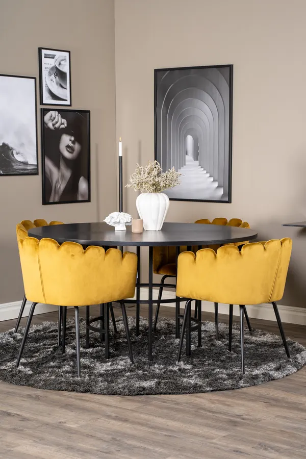 Kopenhagen Rundes Esstischset