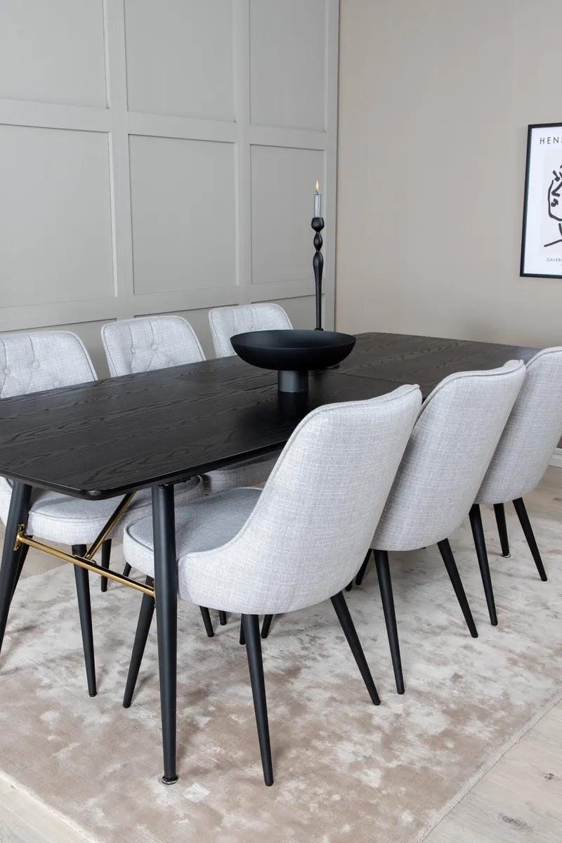 Gold Rechteckiges Esstischset