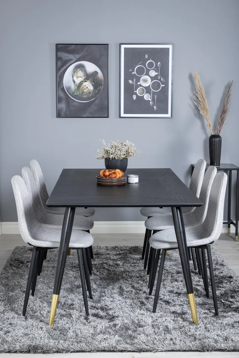 Dipp Rechteckige Esstischgarnitur