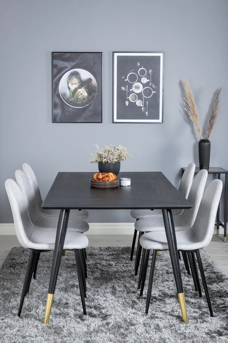 Dipp Rechteckige Esstischgarnitur