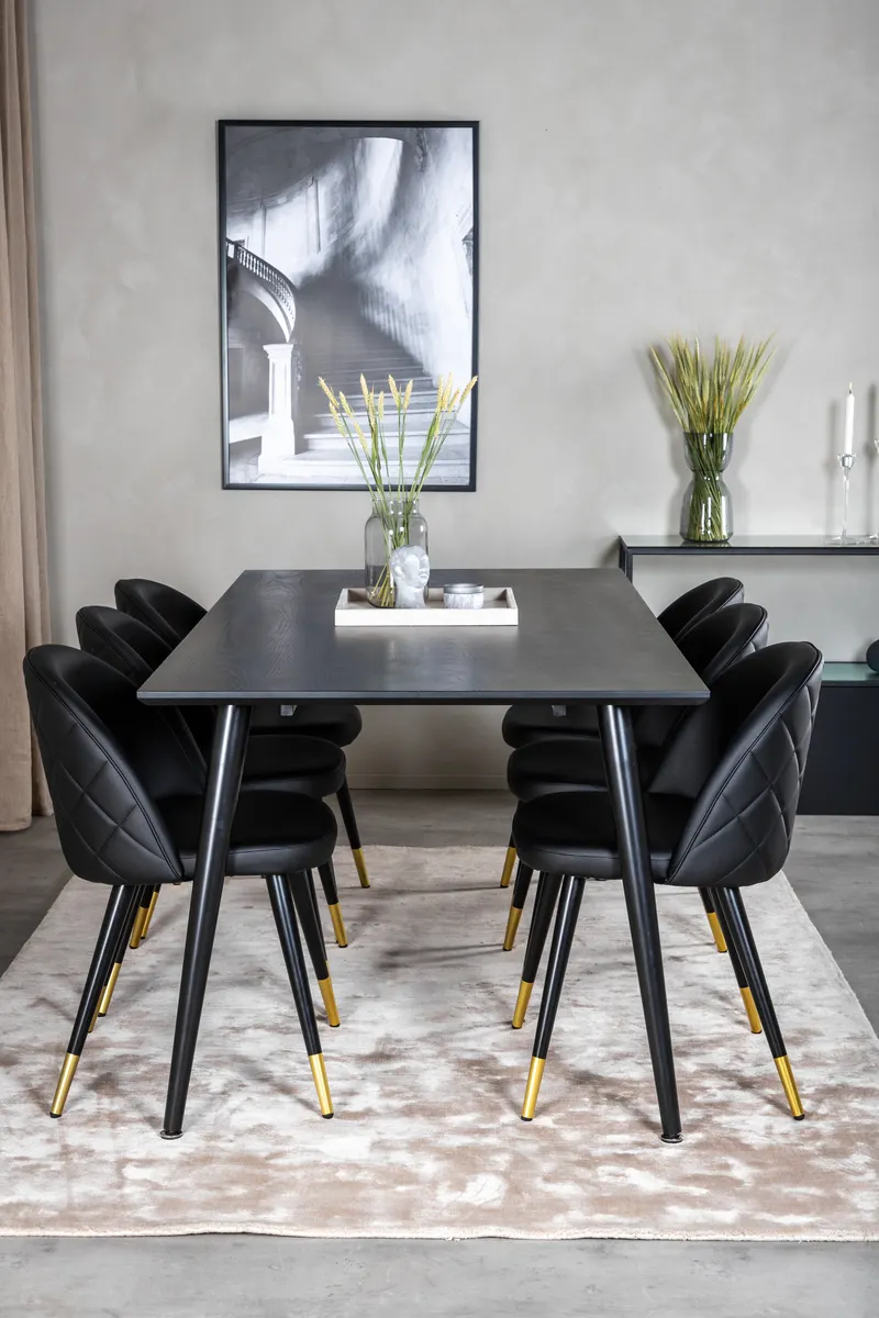 Dipp Rechteckige Esstischgarnitur