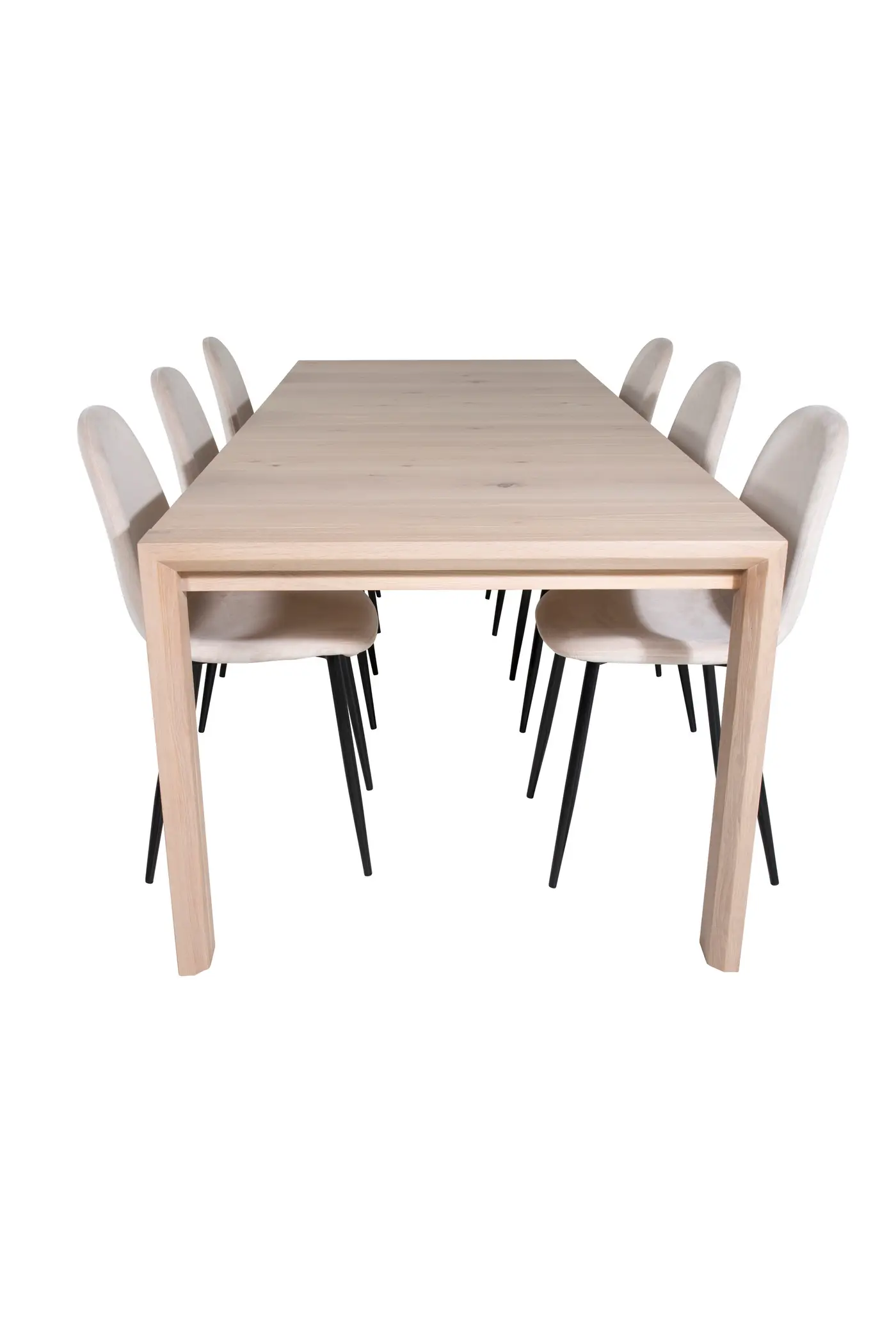 Slider Rechteckiges Esstischset – Ansicht 2
