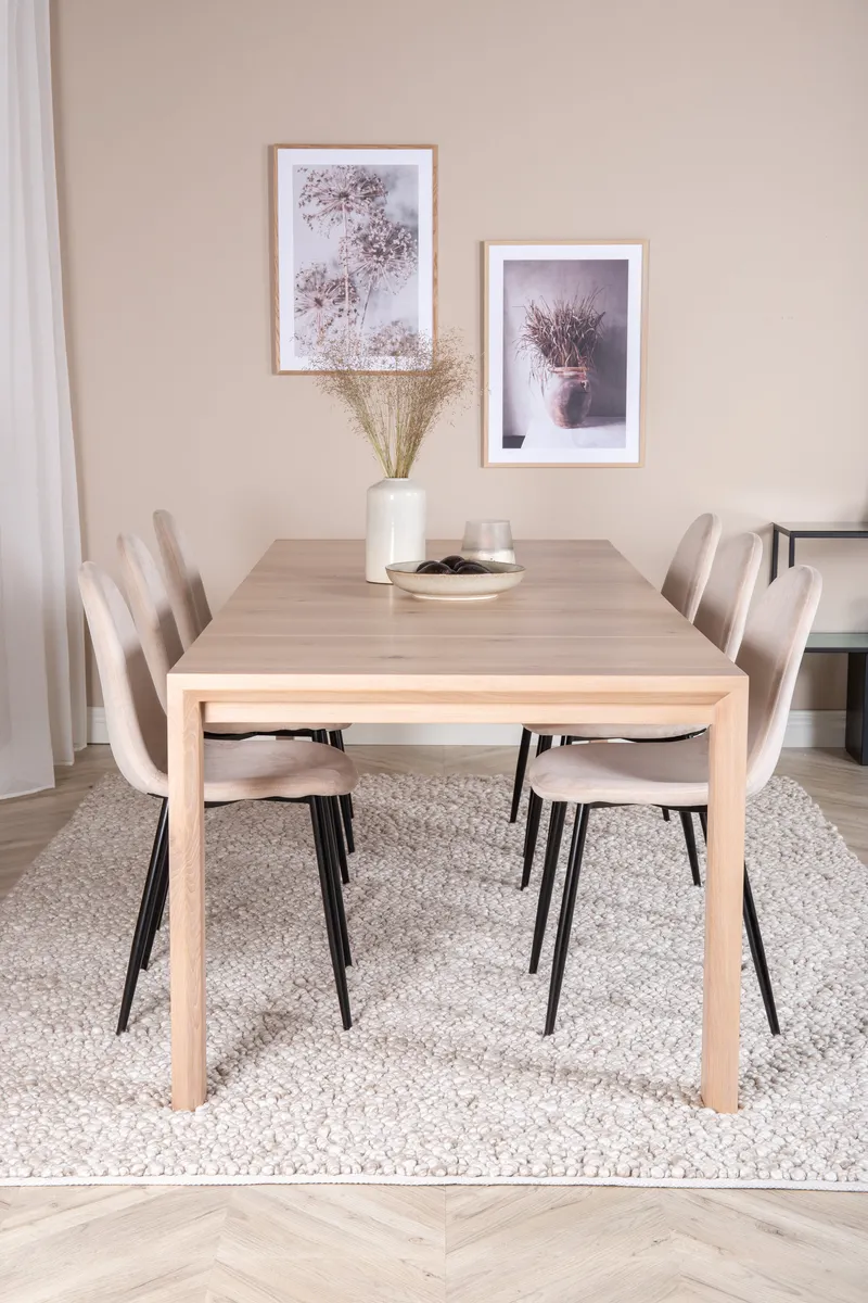 Slider Rechteckiges Esstischset