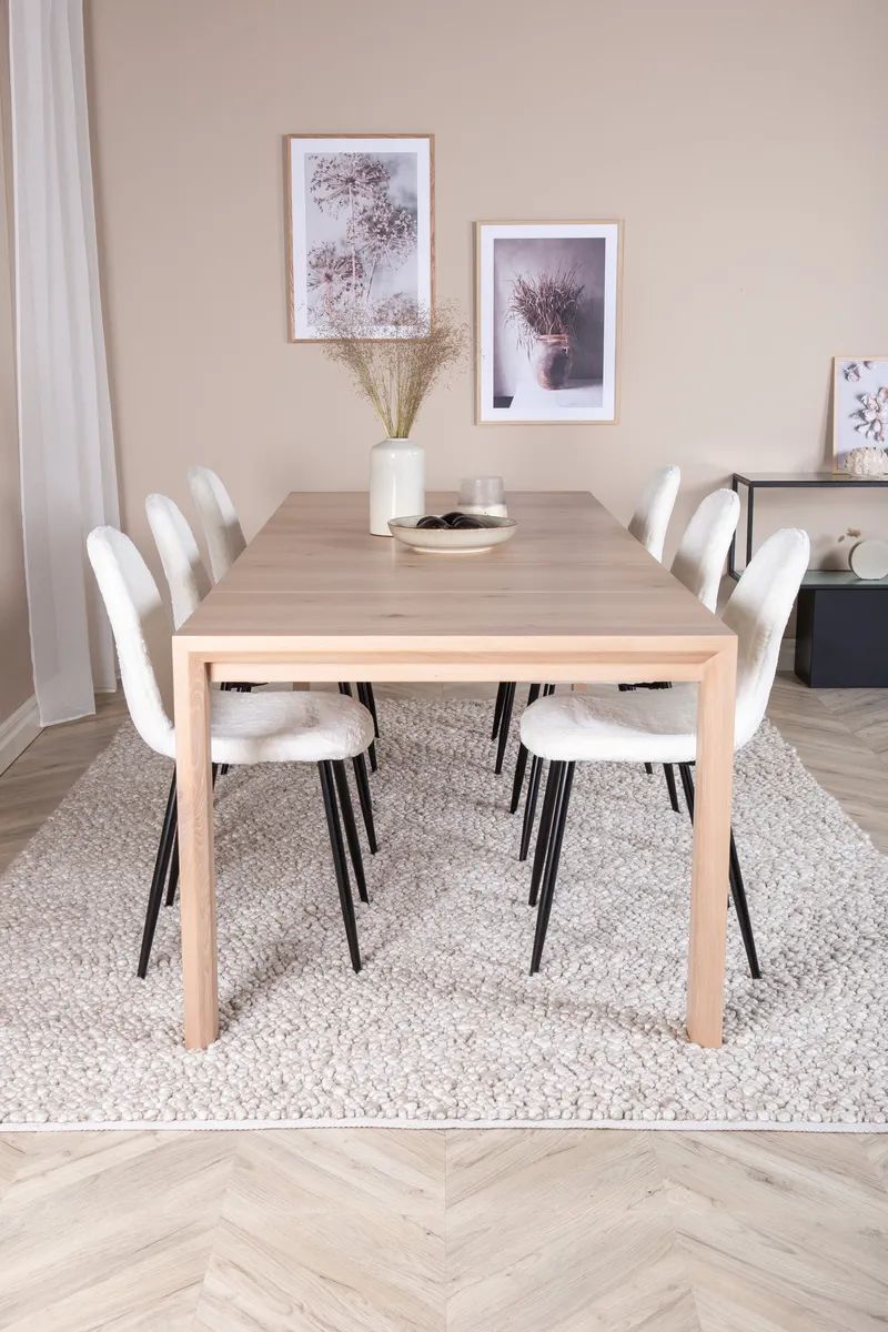 Slider Rechteckiges Esstischset