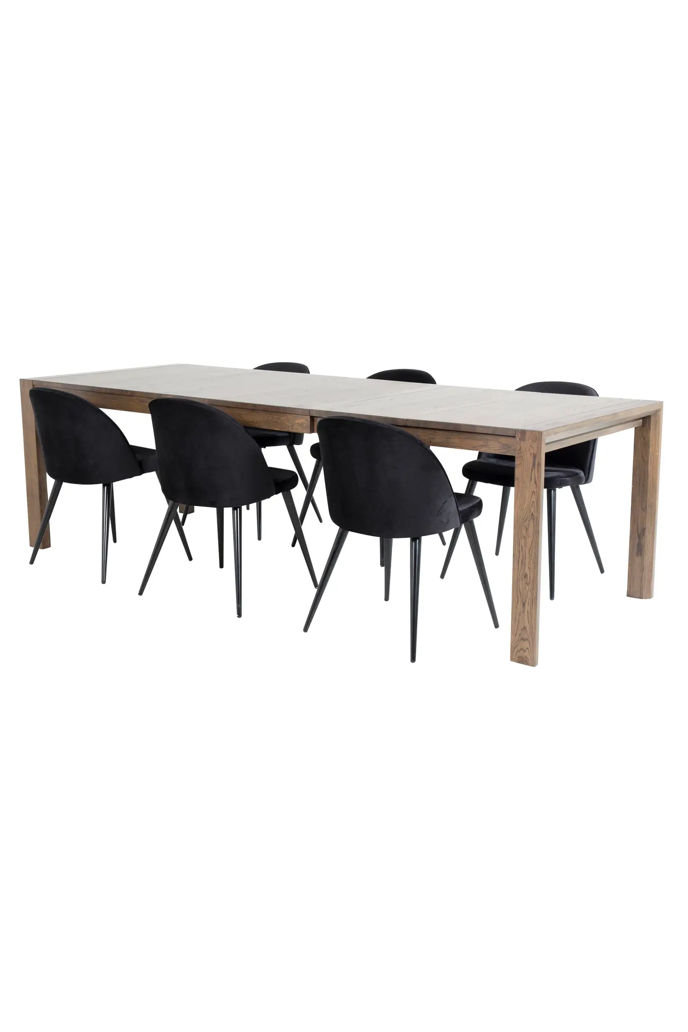 Slider Rechteckiges Esstischset – Ansicht 3