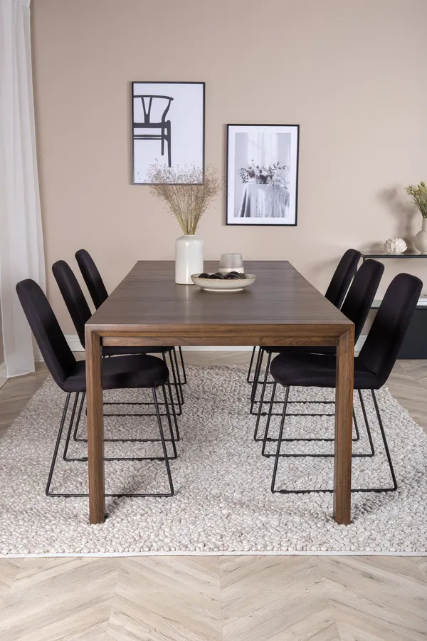 Slider Rechteckiges Esstischset