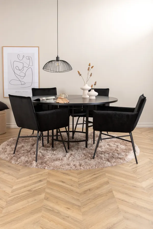 Kopenhagen Rundes Esstischset