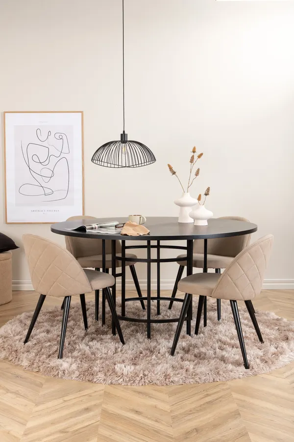 Kopenhagen Rundes Esstischset