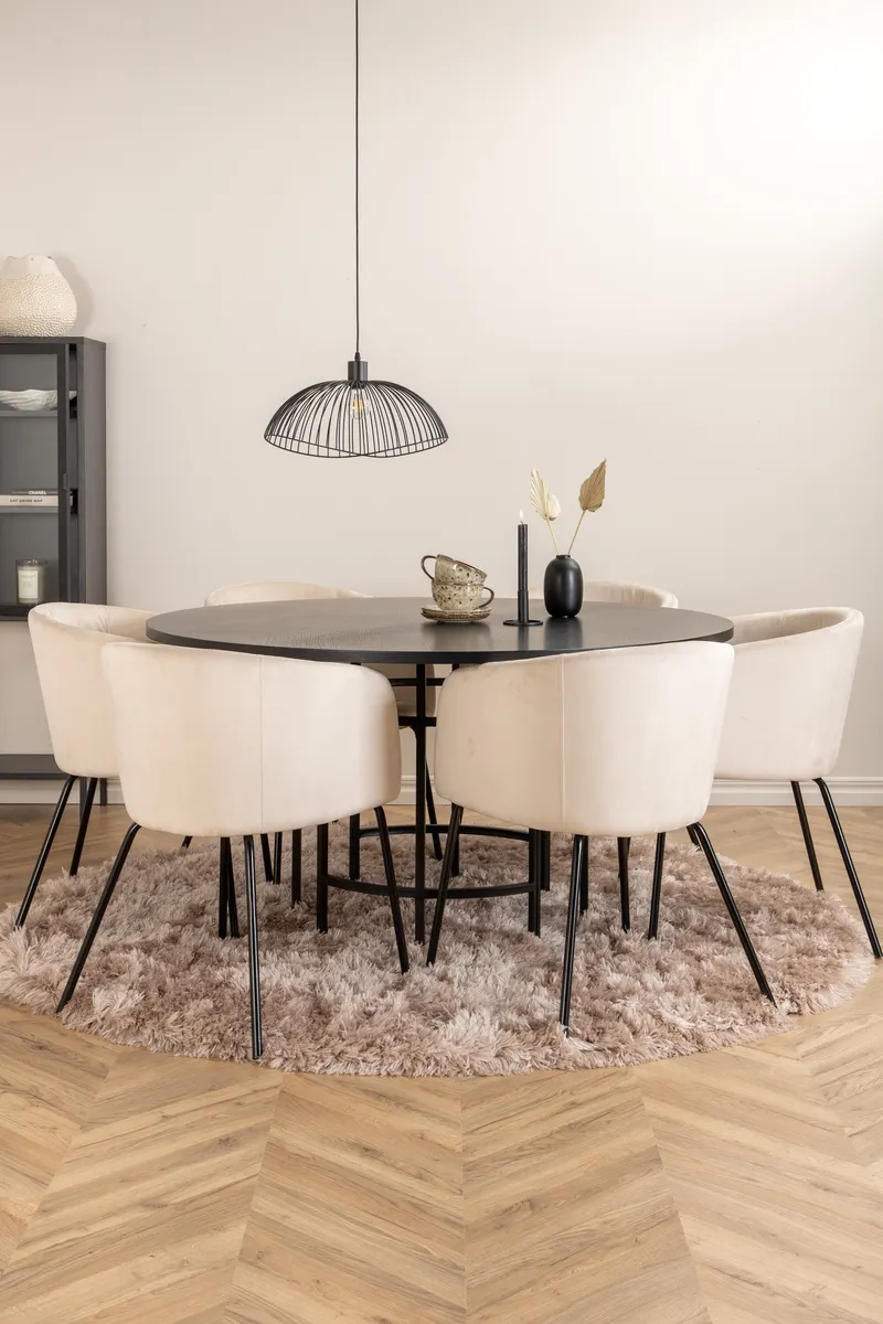 Kopenhagen Rundes Esstischset