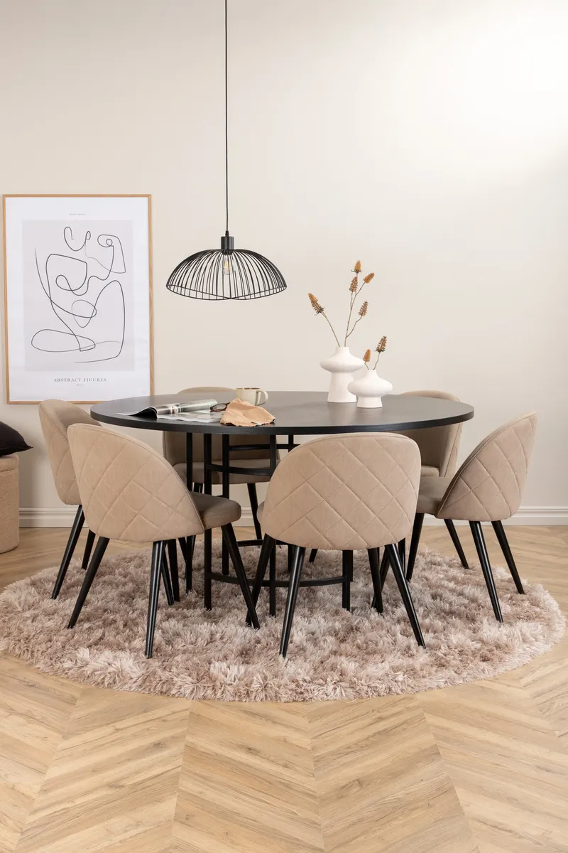 Kopenhagen Rundes Esstischset