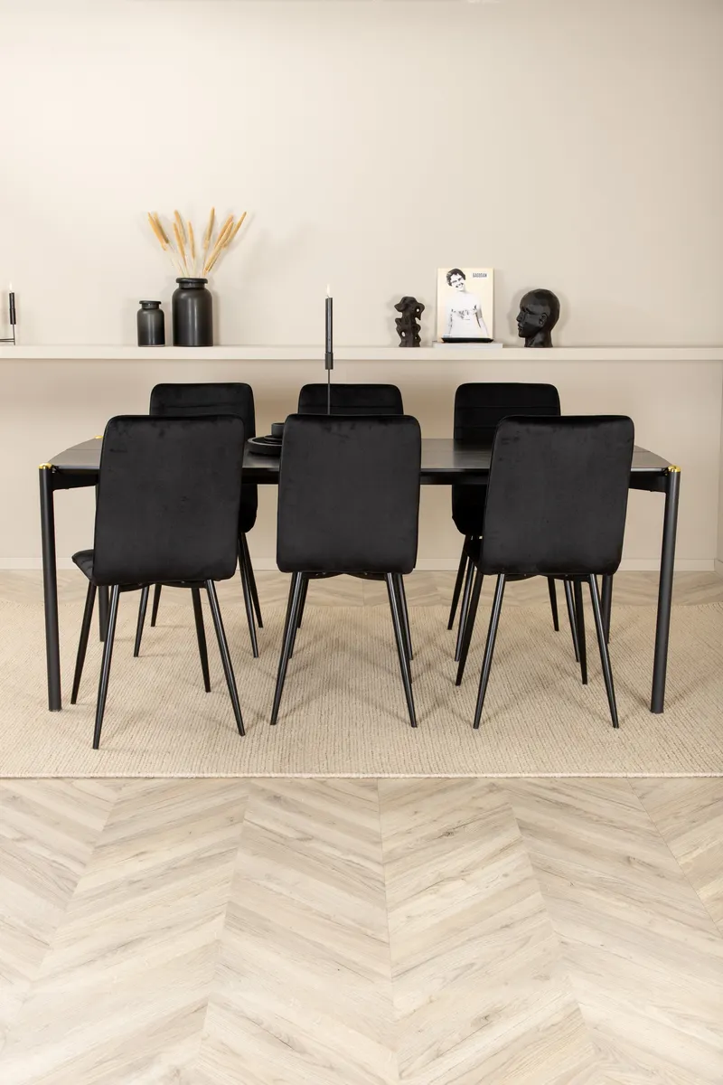 Pelle Rechteckiges Esstischset