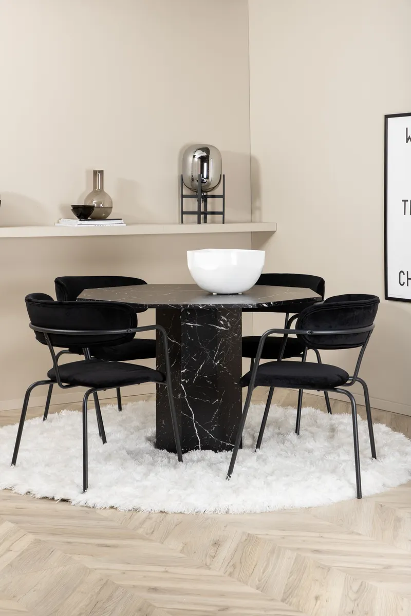 Marbs Esstischset rund