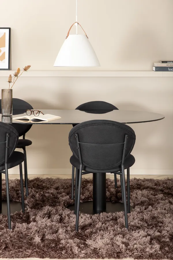 Pillan Oval Esstischgarnitur