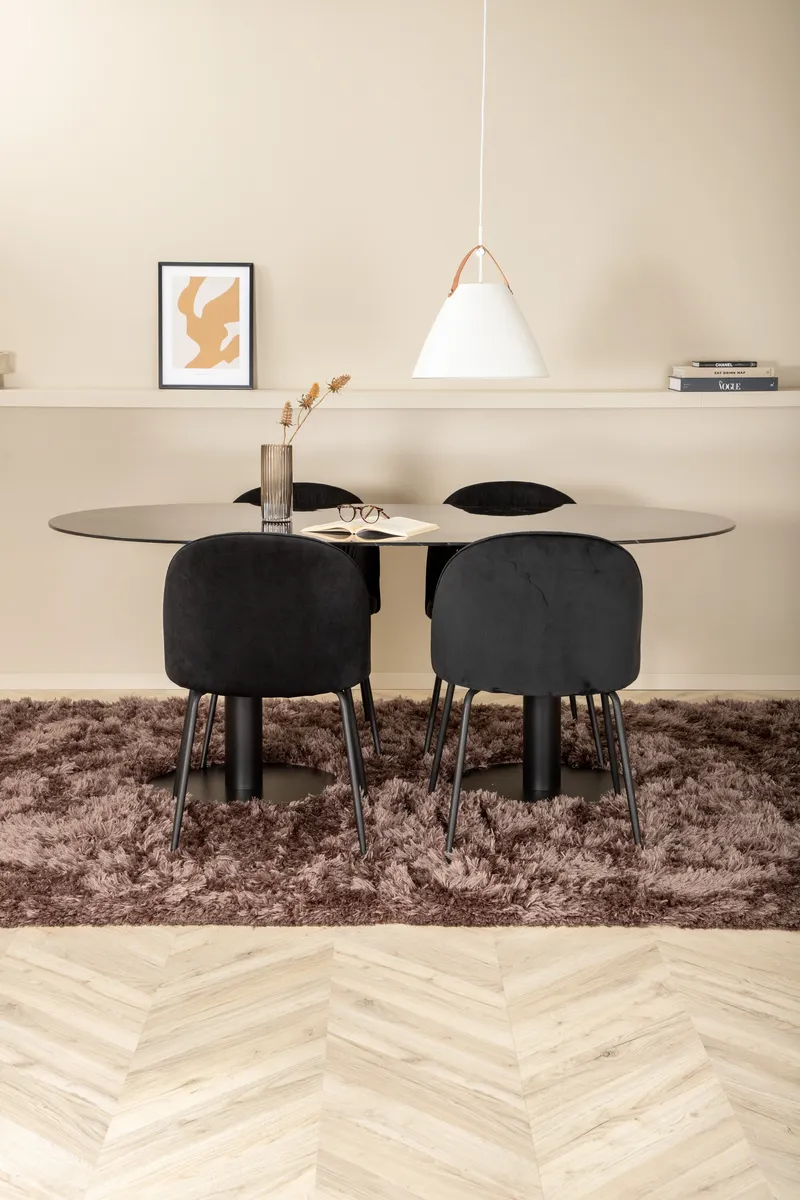 Pillan Oval Esstischgarnitur