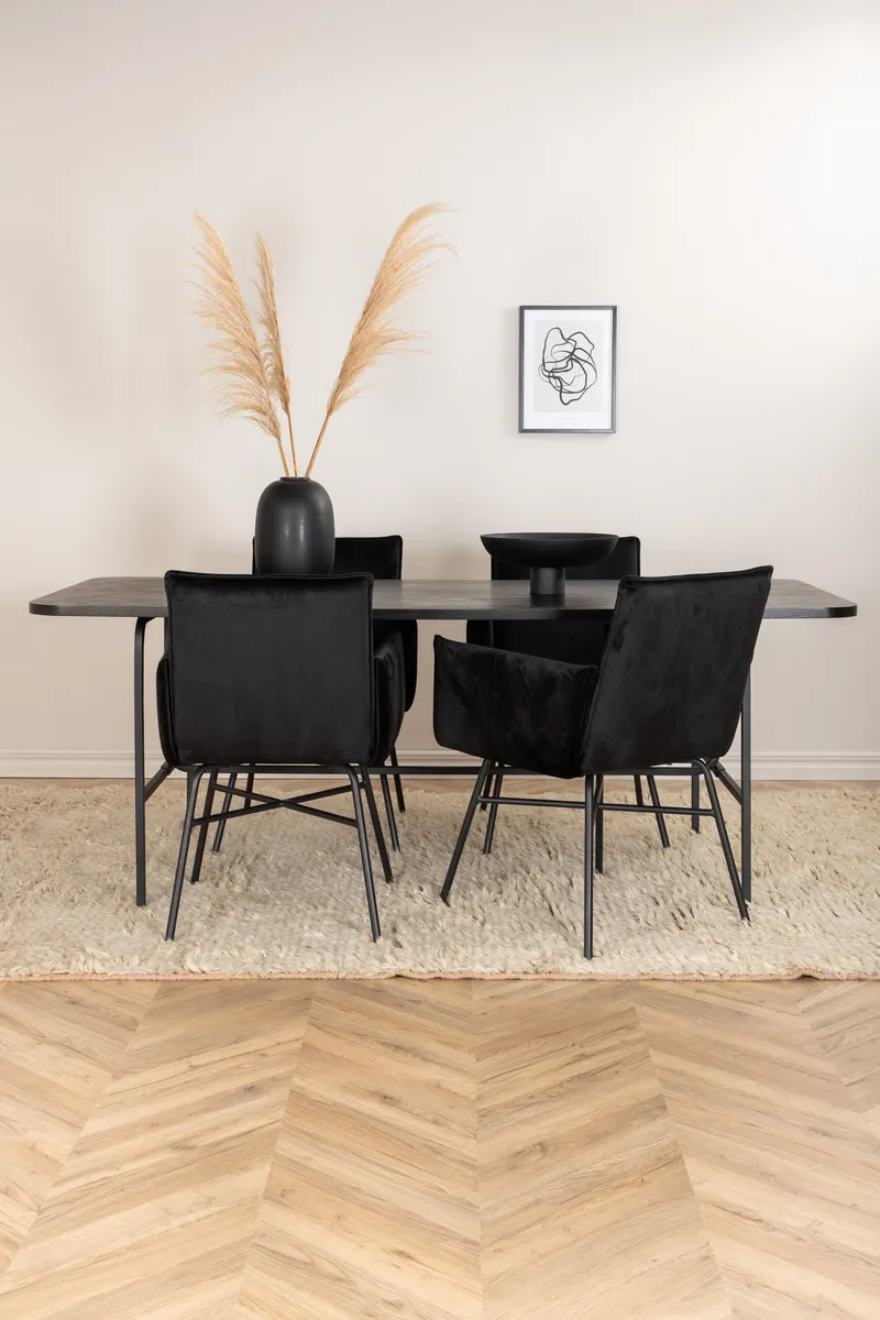 Uno Rechteckiges Esstischset