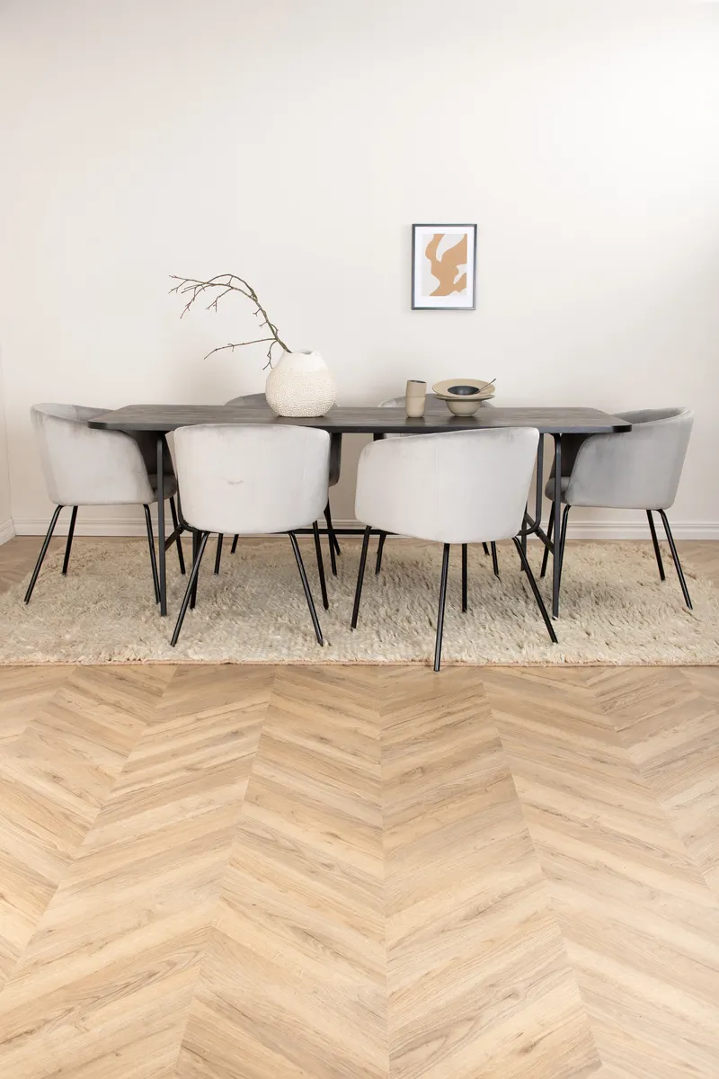 Uno Rechteckiges Esstischset