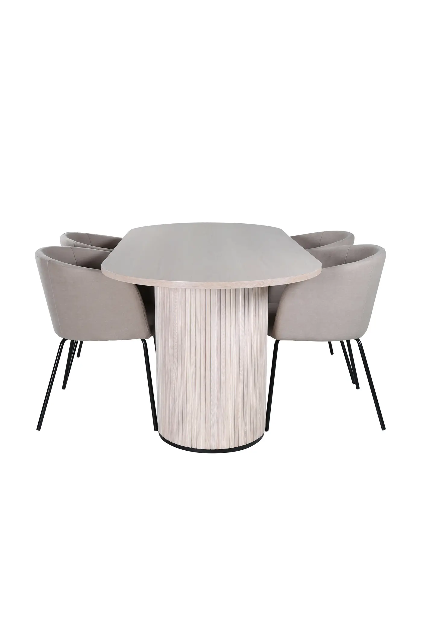Bianca Oval Esstischgarnitur – Ansicht 2