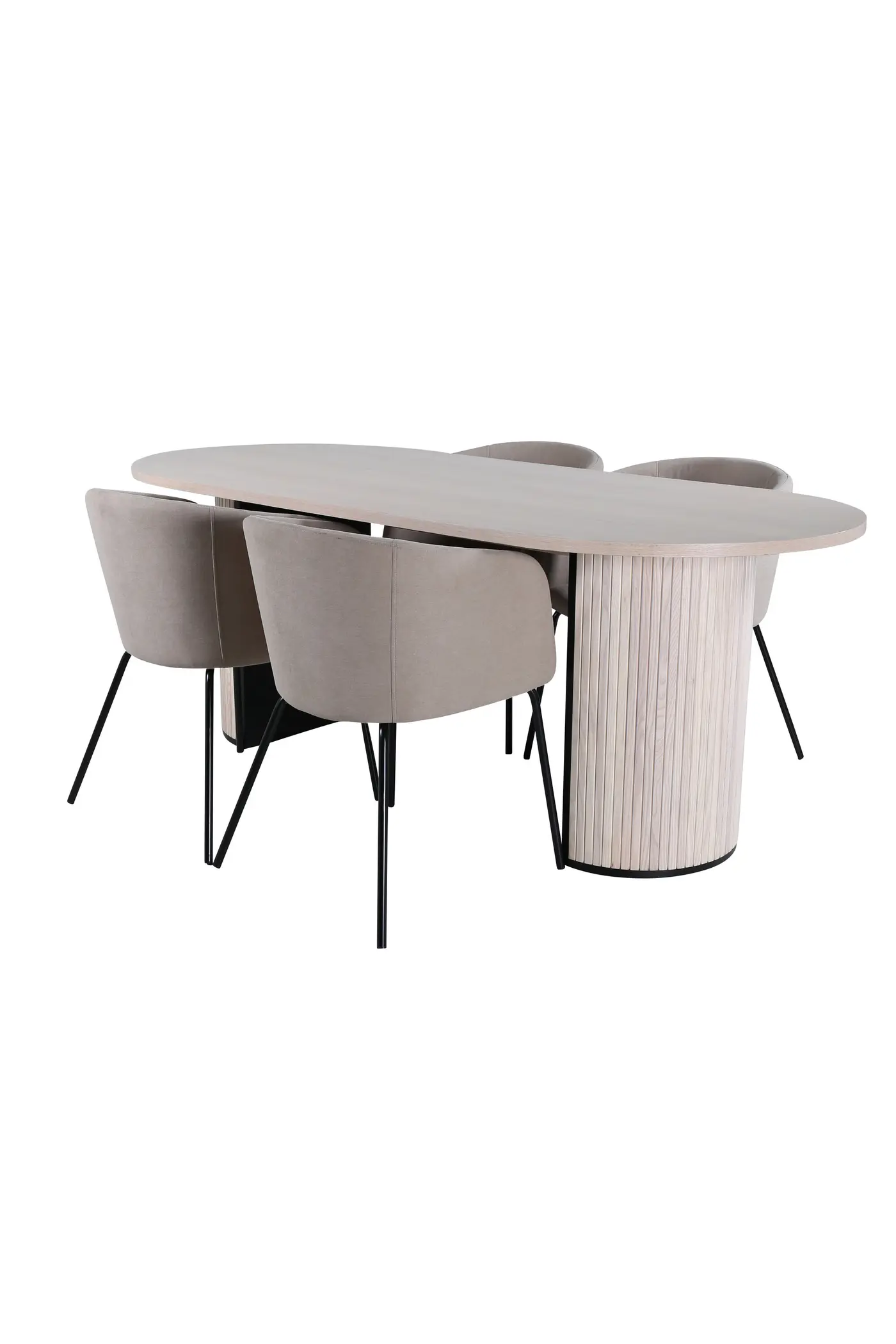 Bianca Oval Esstischgarnitur – Ansicht 3