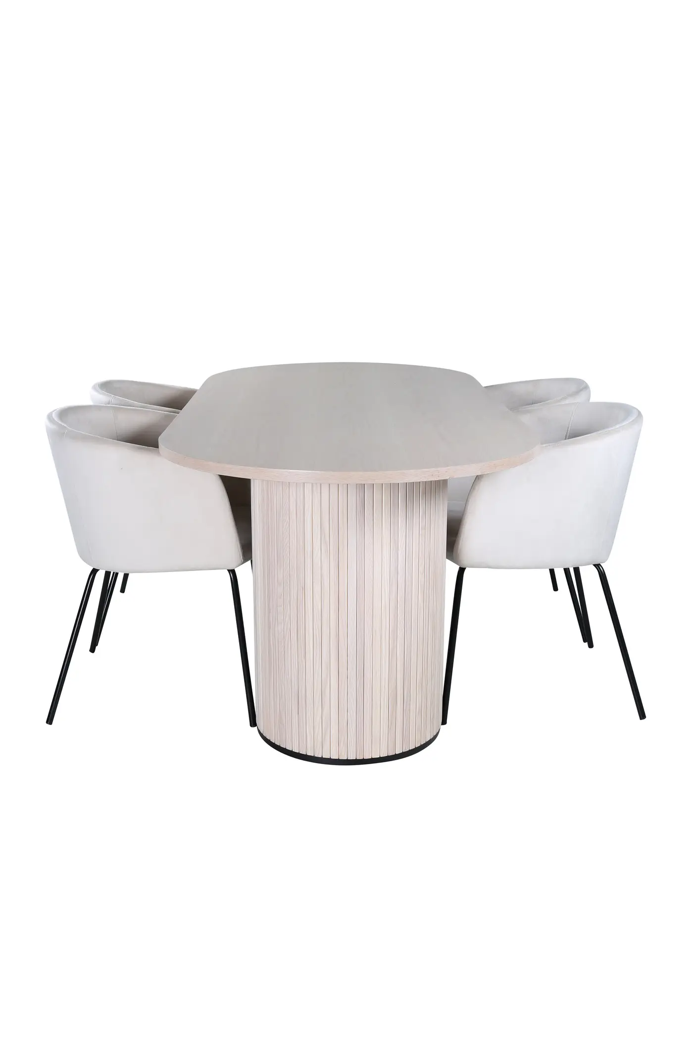Bianca Oval Esstischgarnitur – Ansicht 2
