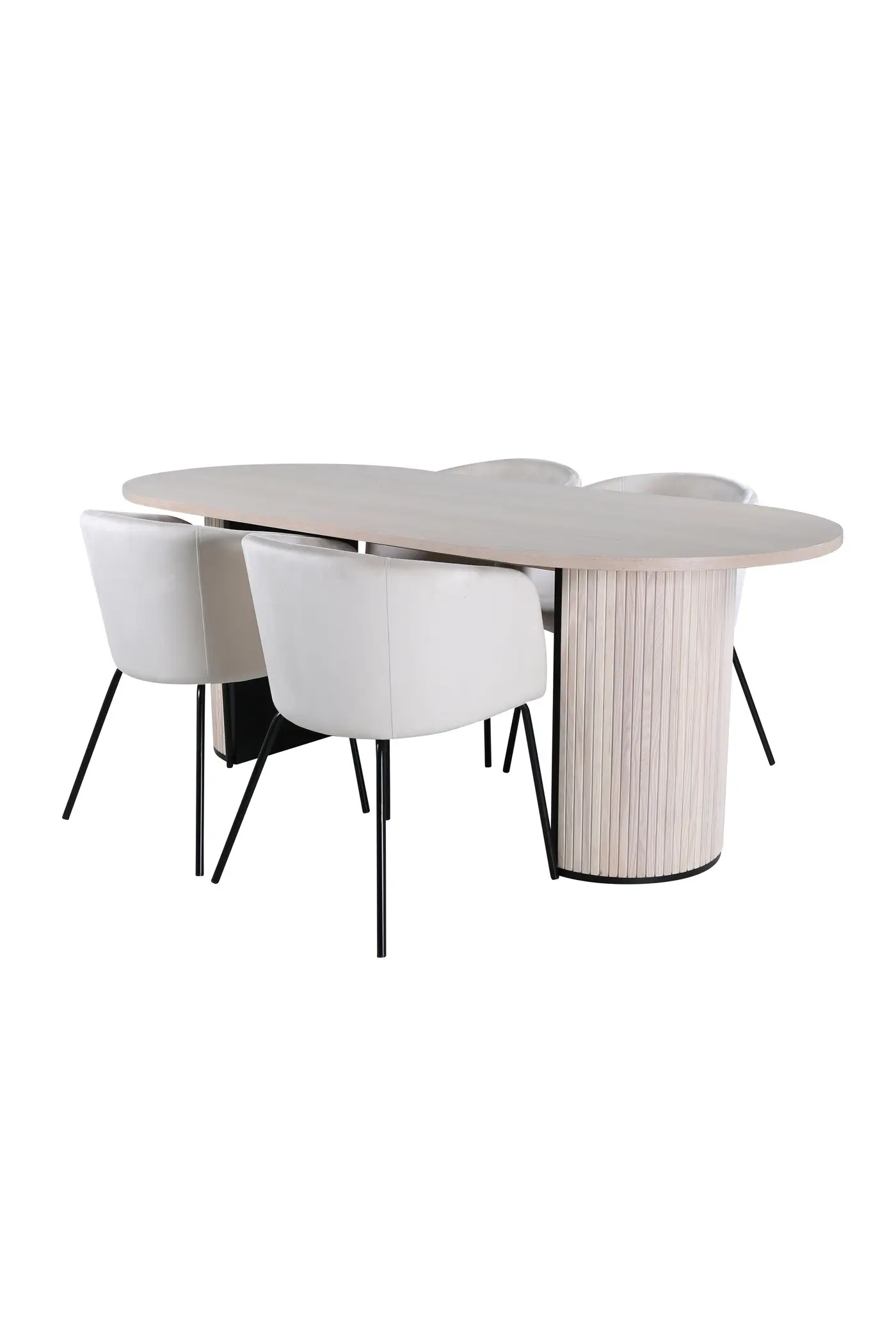 Bianca Oval Esstischgarnitur – Ansicht 3