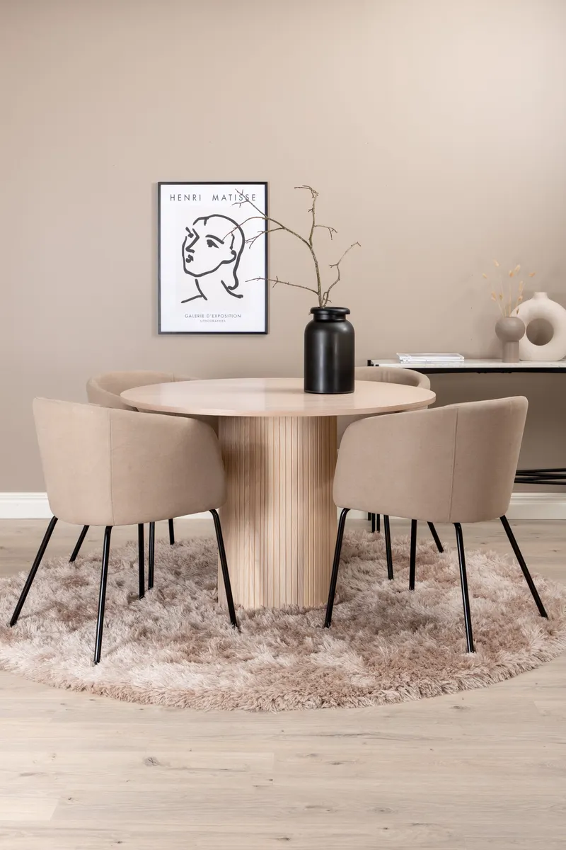 Bianca Esstischgarnitur rund