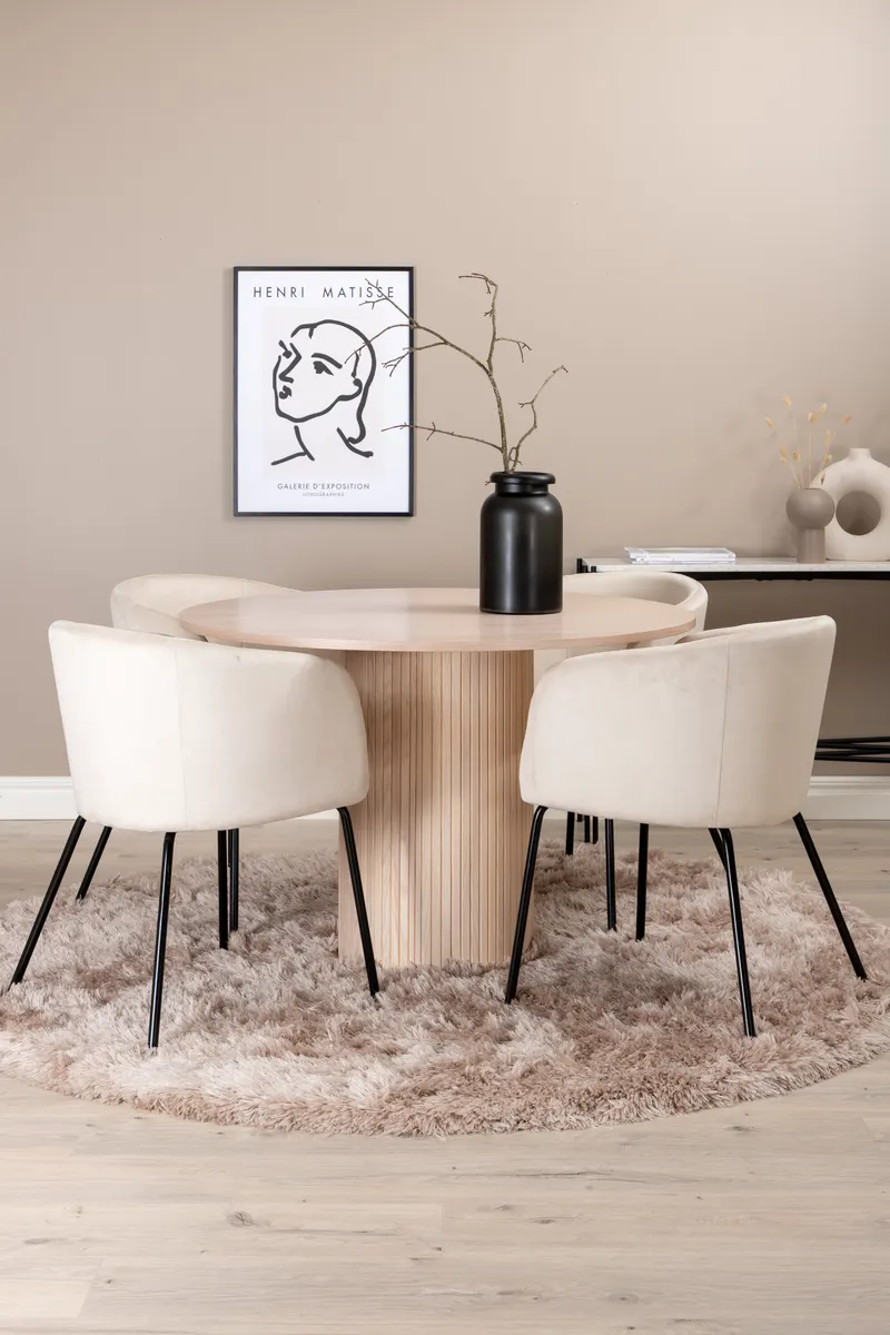 Bianca Esstischgarnitur rund