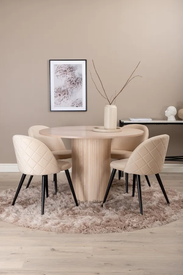 Bianca Esstischgarnitur rund