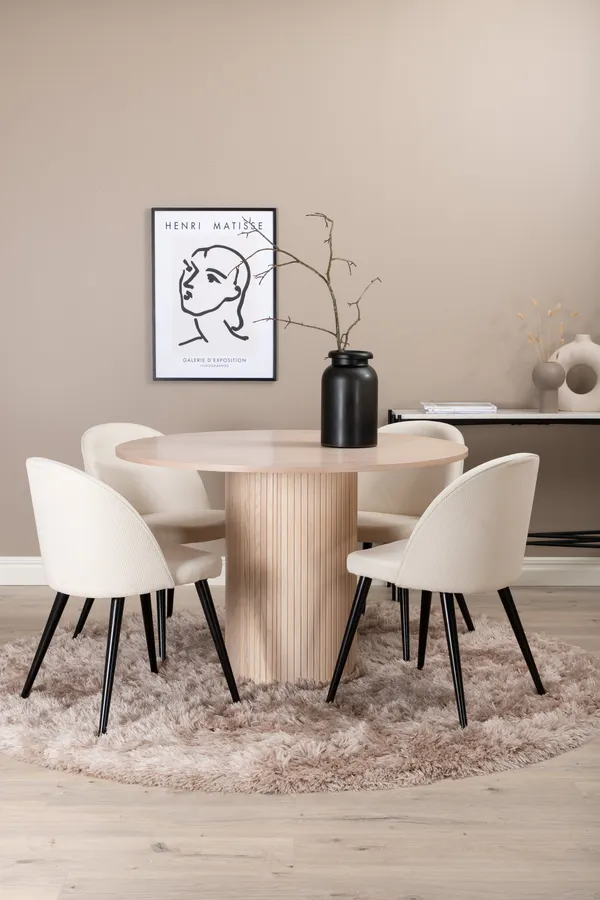 Bianca Esstischgarnitur rund