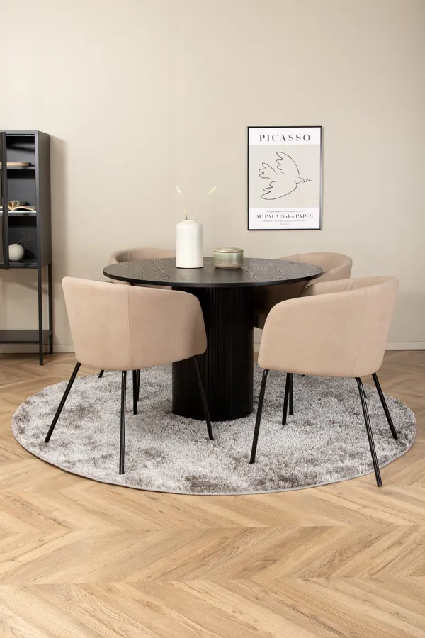 Bianca Esstischgarnitur rund