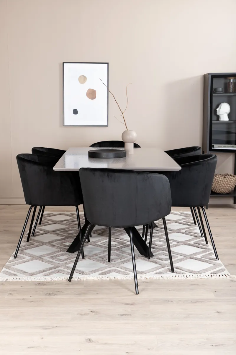 Piazza Rechteckiges Esstischset