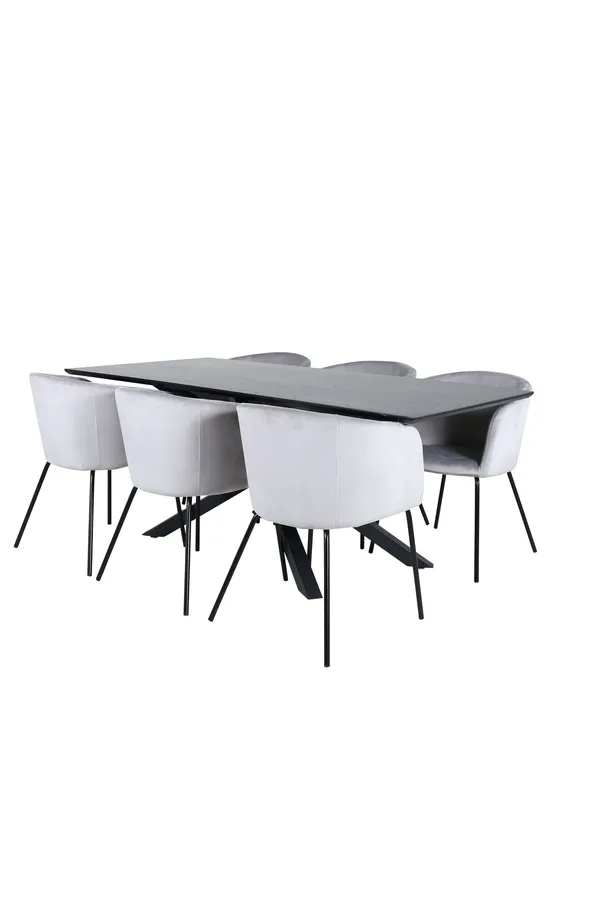 Piazza Rechteckiges Esstischset