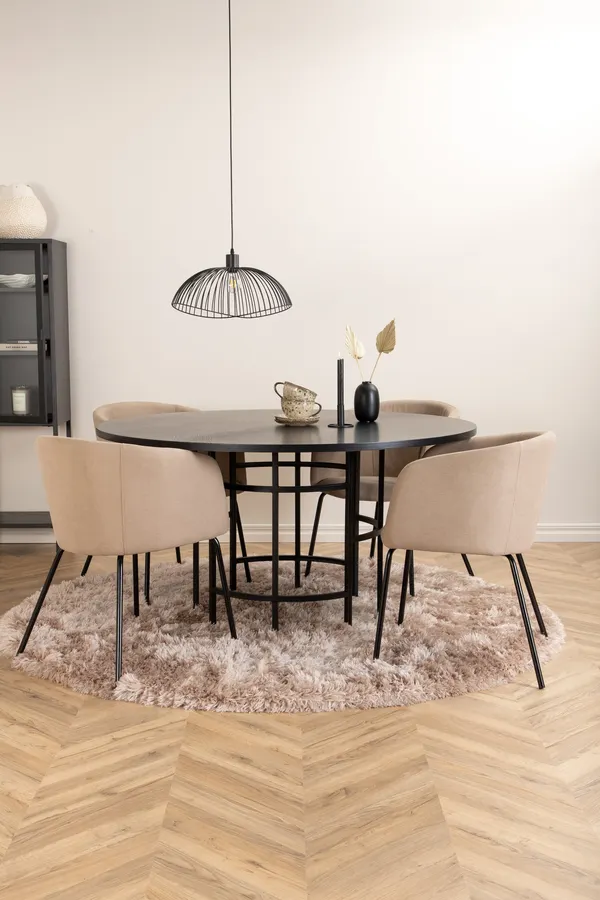 Kopenhagen Rundes Esstischset