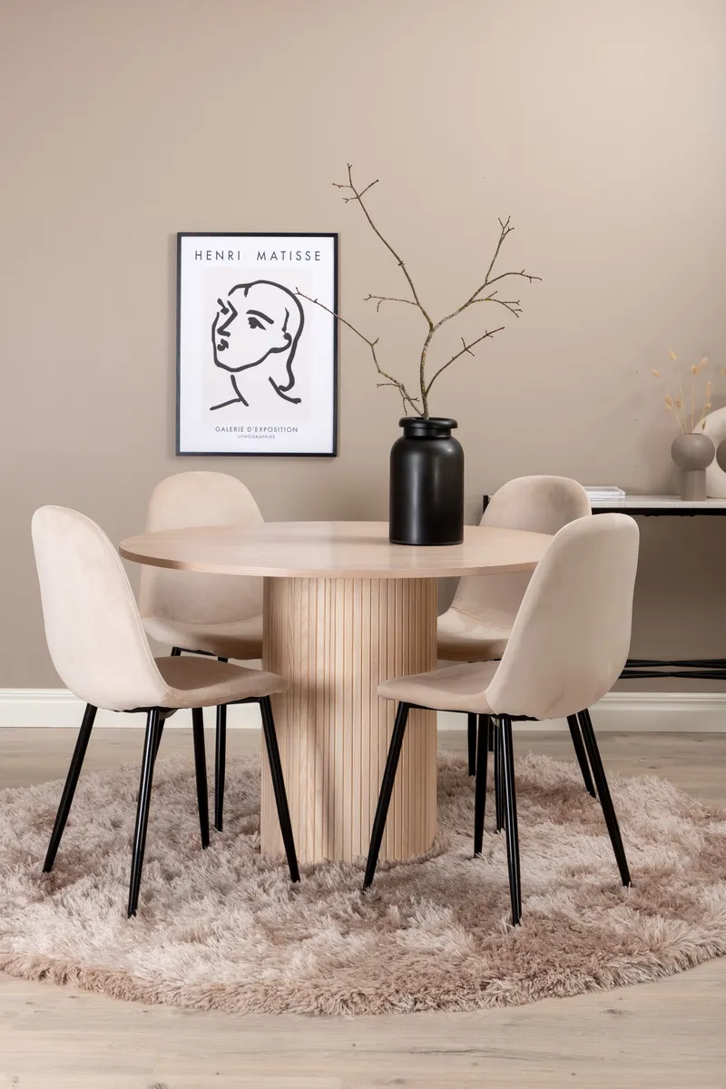 Bianca Esstischgarnitur rund