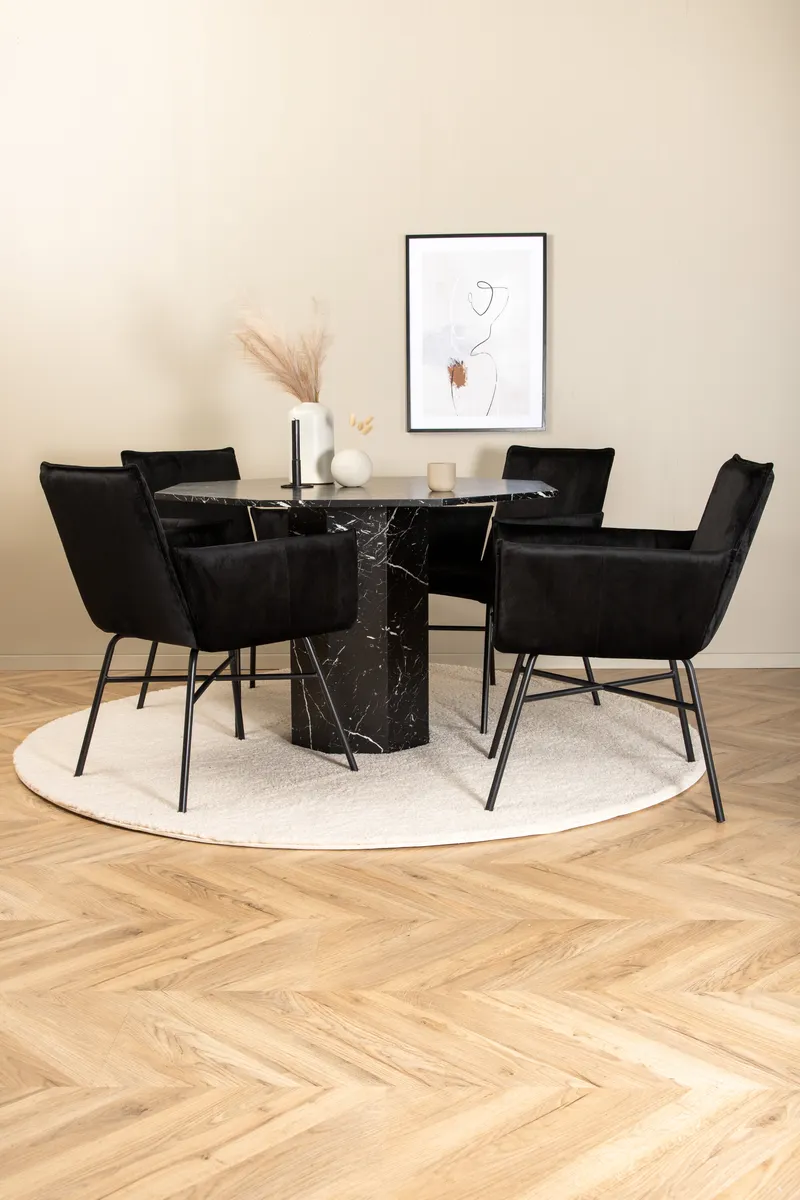 Marbs Esstischset rund