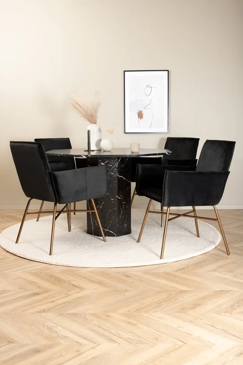 Marbs Esstischset rund