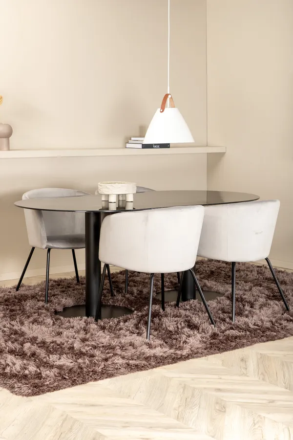 Pillan Oval Esstischgarnitur