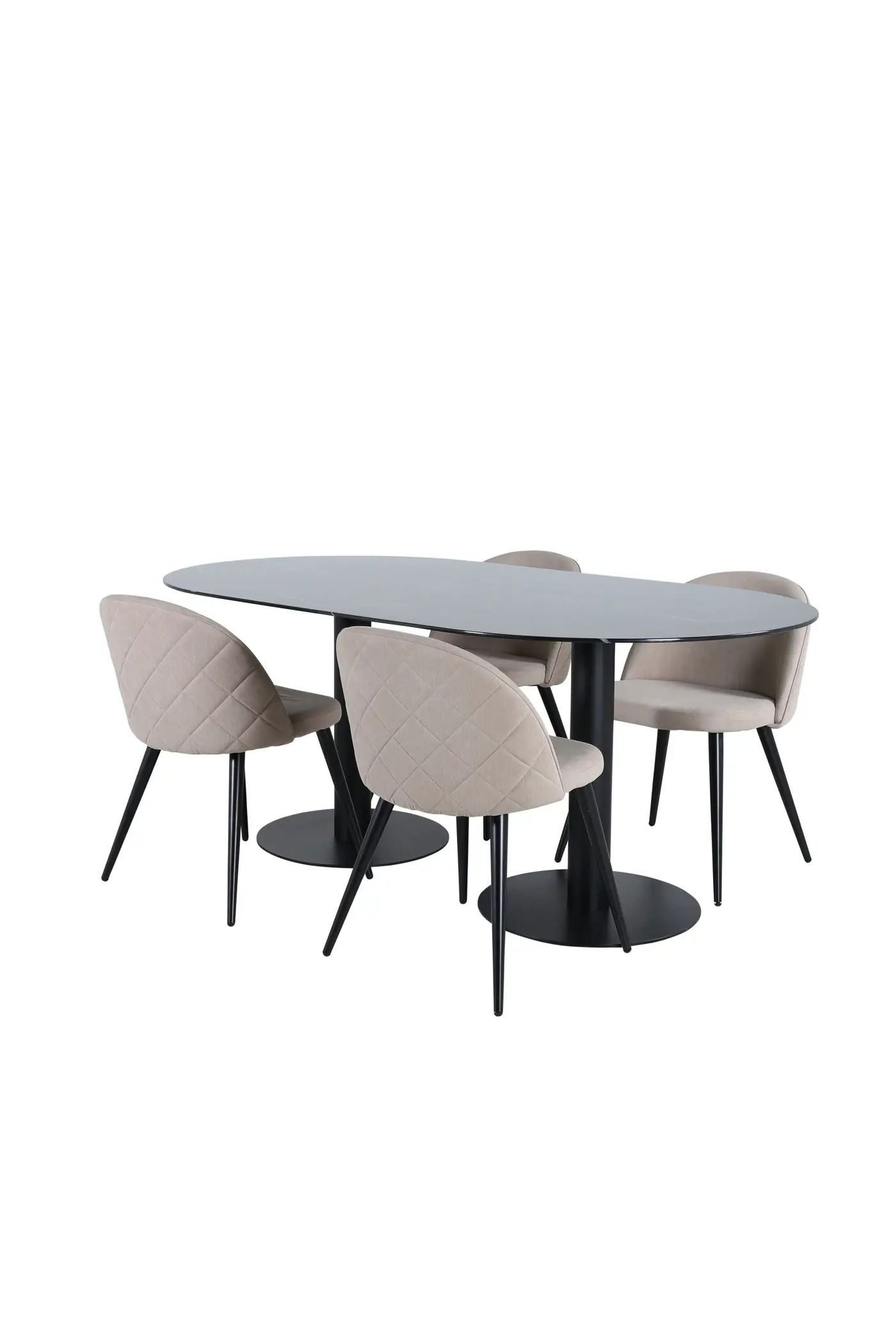 Pillan Oval Esstischgarnitur – Ansicht 2